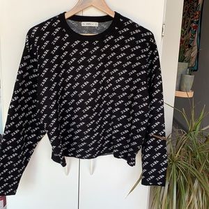 ZARA Logo Sweater